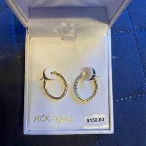 Everlasting Gold 10K Hoop Earrings